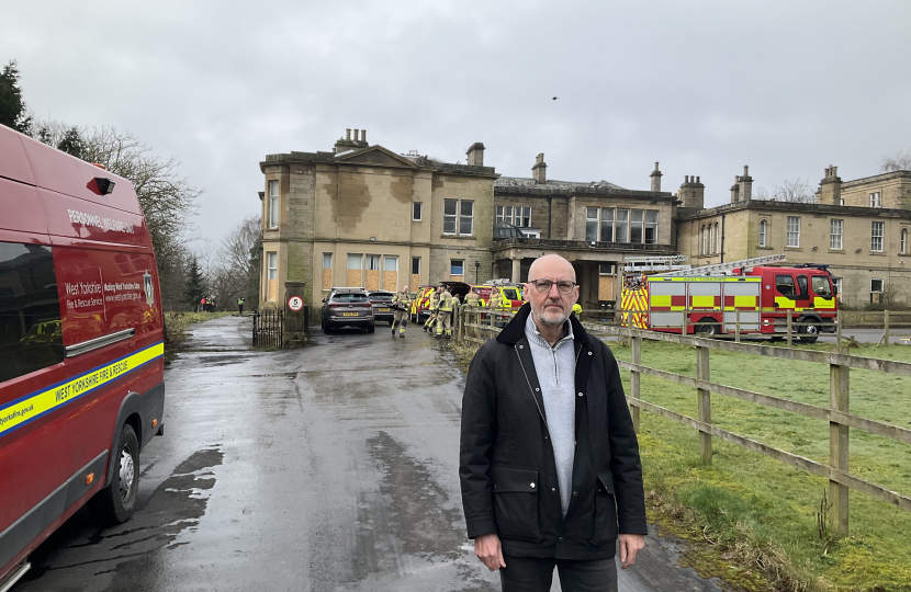 Geoff at Mansion post fire