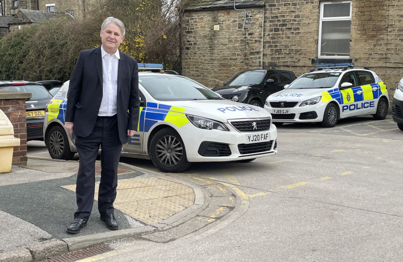 philip with police cars