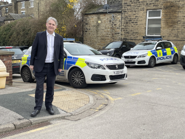 philip with police cars